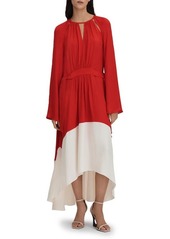 Reiss Luella Colorblock Long Sleeve Dress