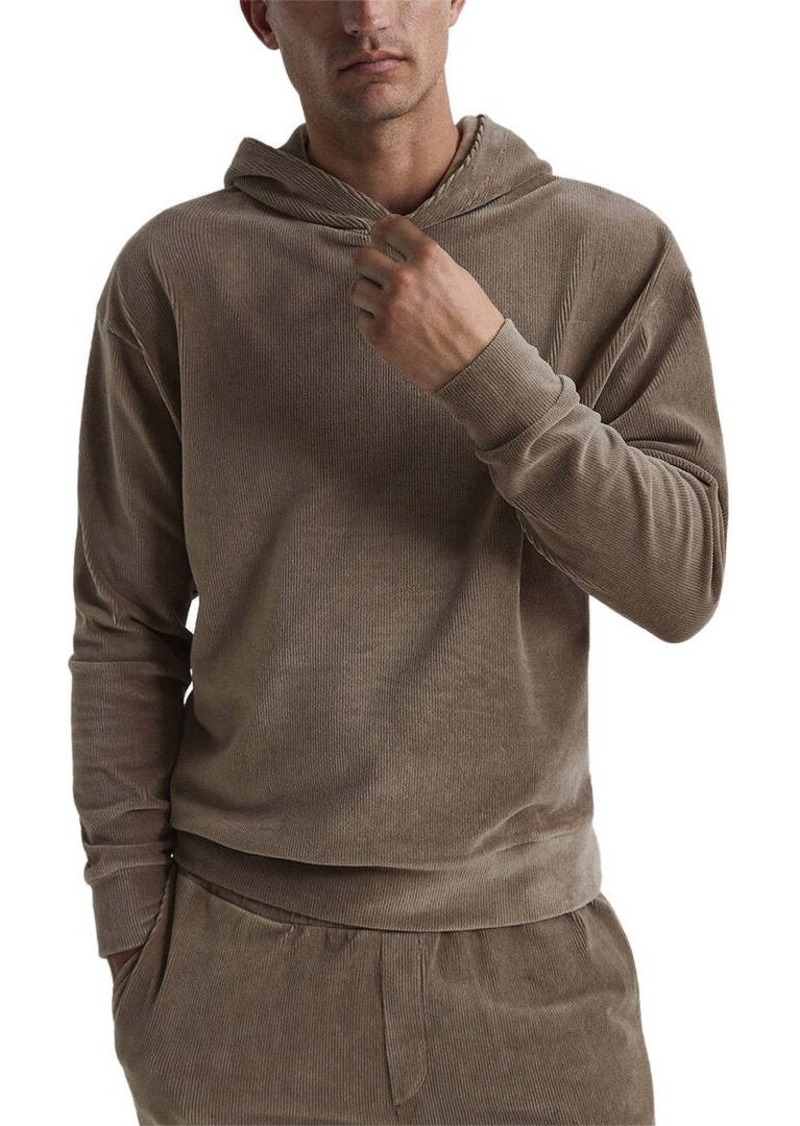 Reiss Luis Cord Overhead Hoodie