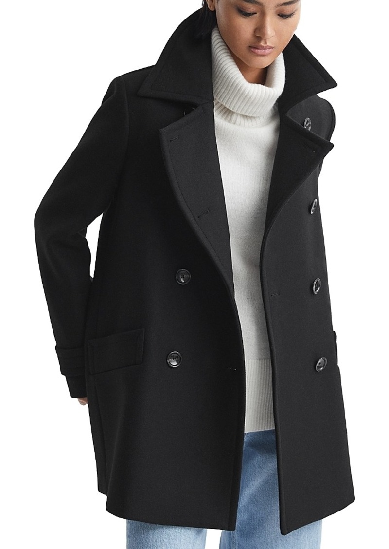 Reiss Maisie Short Double Breasted Peacoat