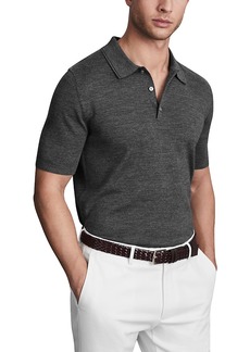 Reiss Manor Merino Wool Slim Fit Polo Shirt