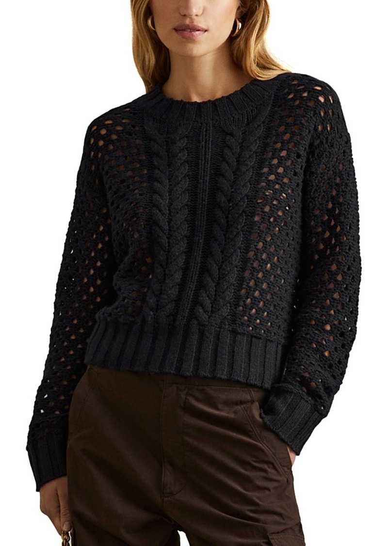 Reiss Marie Cable Knit Sweater