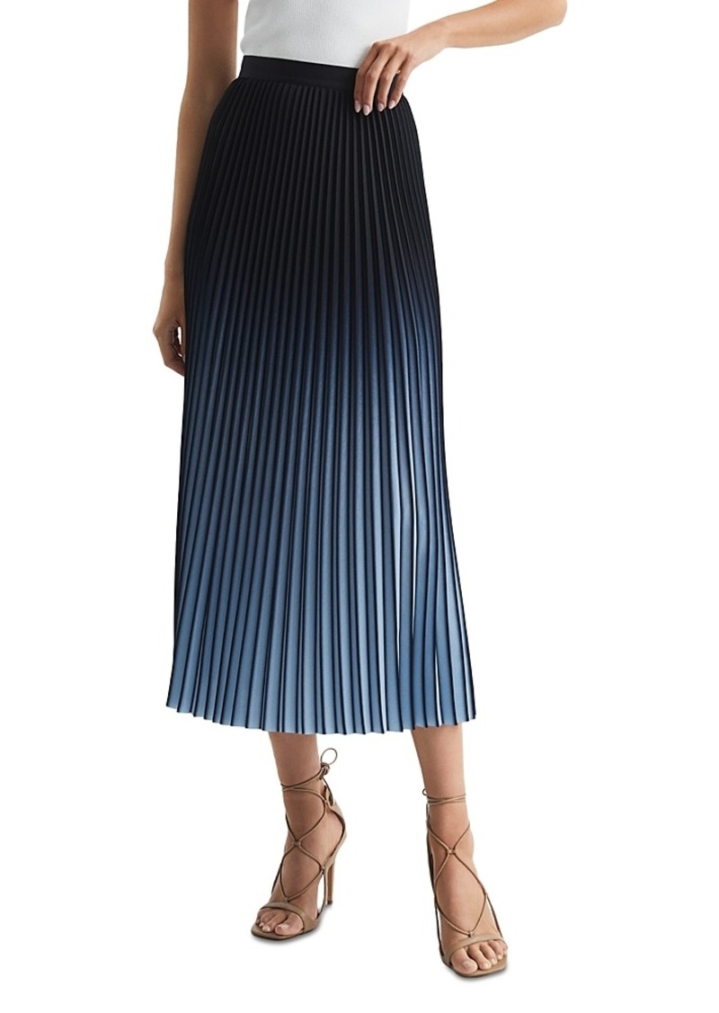 Reiss Marlie Pleated Midi Skirt