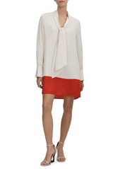 Reiss Marta Tie Neck Woven Top