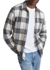 Reiss Method Plaid Ripstop Flannel Button-Up Shirt