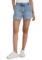 Reiss Olivia High Waist Denim Shorts