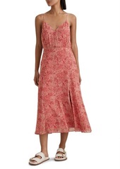 Reiss Olivia Tie Waist Maxi Dress