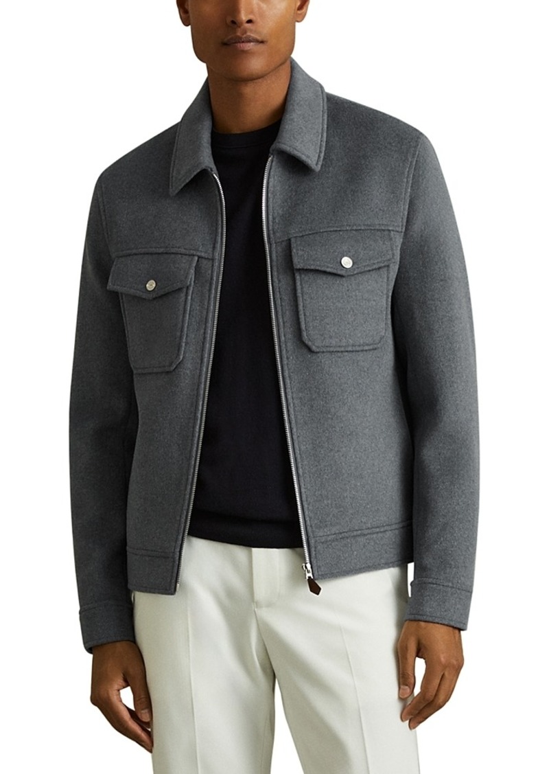 Reiss Peridoe Full Zip Trucker Jacket