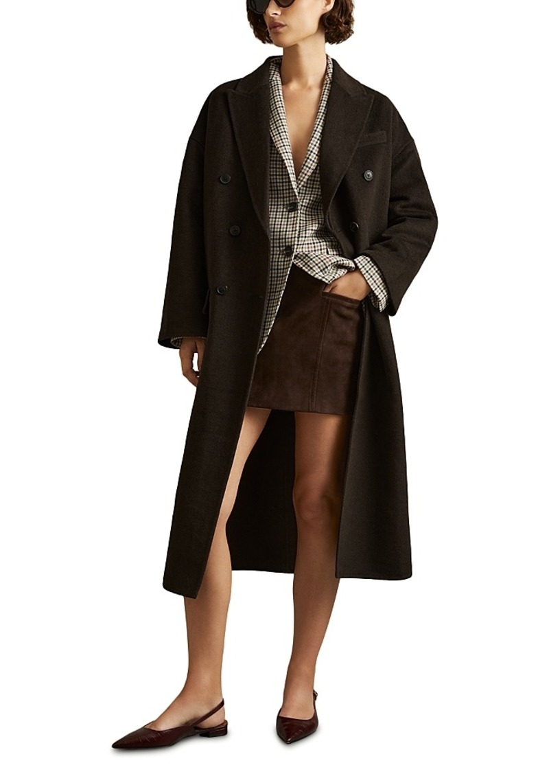 Reiss Petite Lara Herringbone Coat