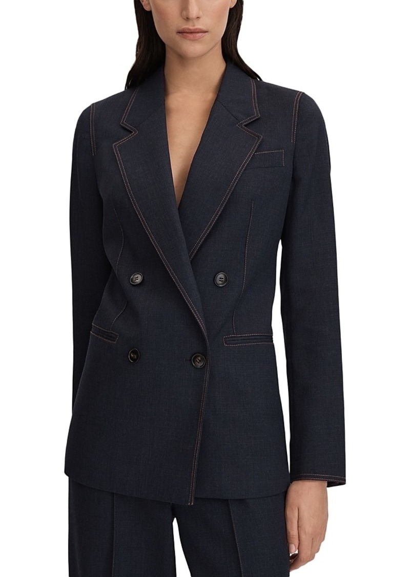 Reiss Raven Denim Look Blazer