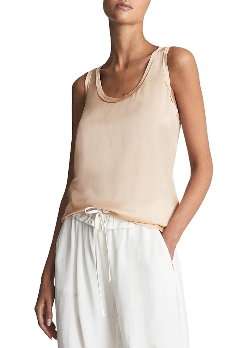 Reiss Riley Silk Blend Tank Top