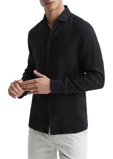 Reiss Ruban Linen Button-Up Shirt