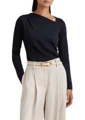 Reiss Sandy Asymmetric Neck Top