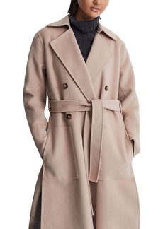 Reiss Sasha Wool Blend Double Breasted Coat
