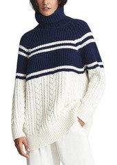 Reiss Scarlett Colorblocked Pattern Wool-Blend Sweater
