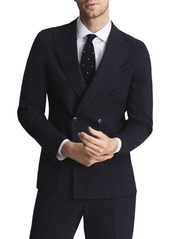 Reiss Shade Double Breasted Suit Jacket in Navy Melange at Nordstrom