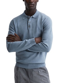 Reiss Sharp Turnlock Polo Sweater