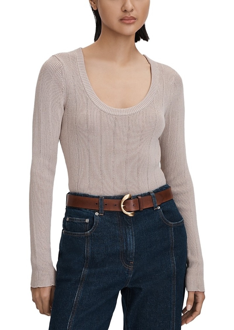 Reiss Sierra Scoop Neck Sweater