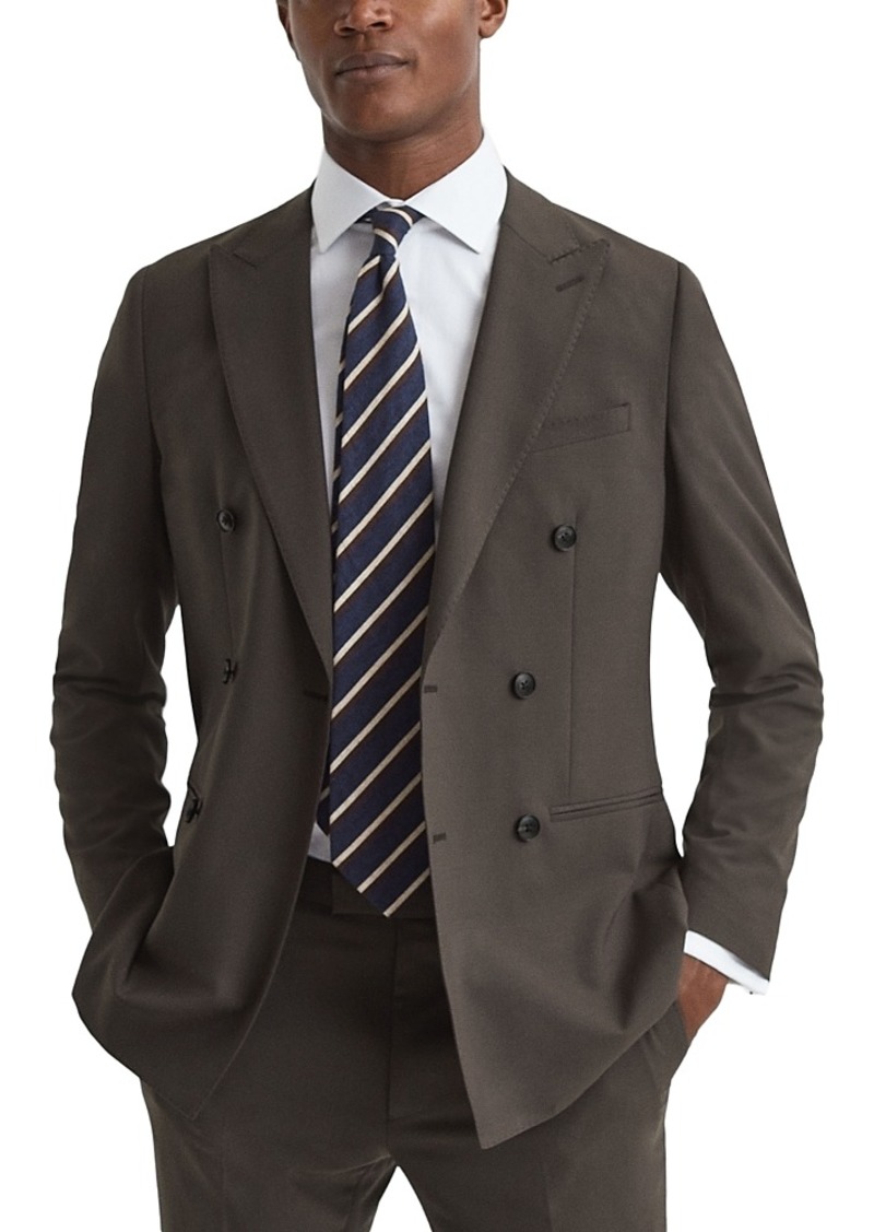 Reiss Slim Fit Peak Lapel Double Breasted Jacket