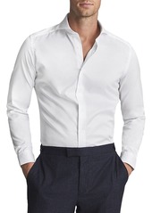 Reiss Storm Slim Fit Two Fold Twill Shirt