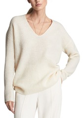 Reiss Trinny Deep V Wool & Cashmere-Blend Sweater