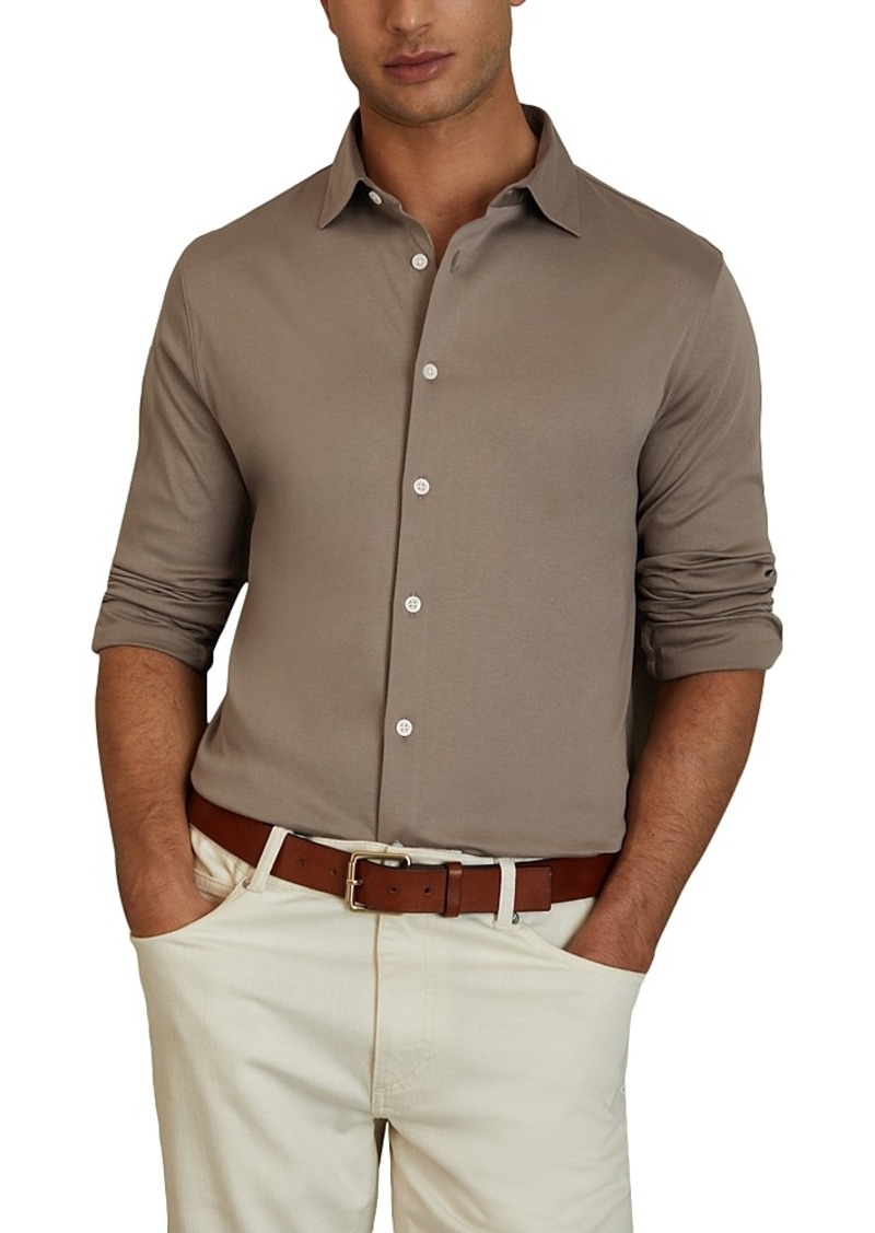 Reiss Viscount Mercerized Cotton Dress Shirt