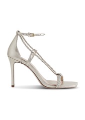 Reiss Women's Paige Plait Strappy High Heel Sandals