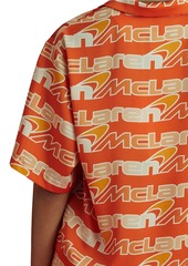 Reiss x McClaren F1 Beckets Monogram Button-Front Shirt