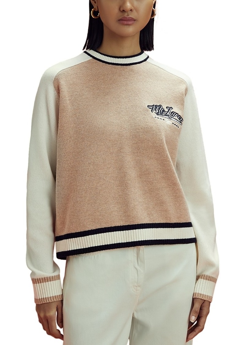 Reiss x McLaren F1 Team Clio Varsity Crop Sweater