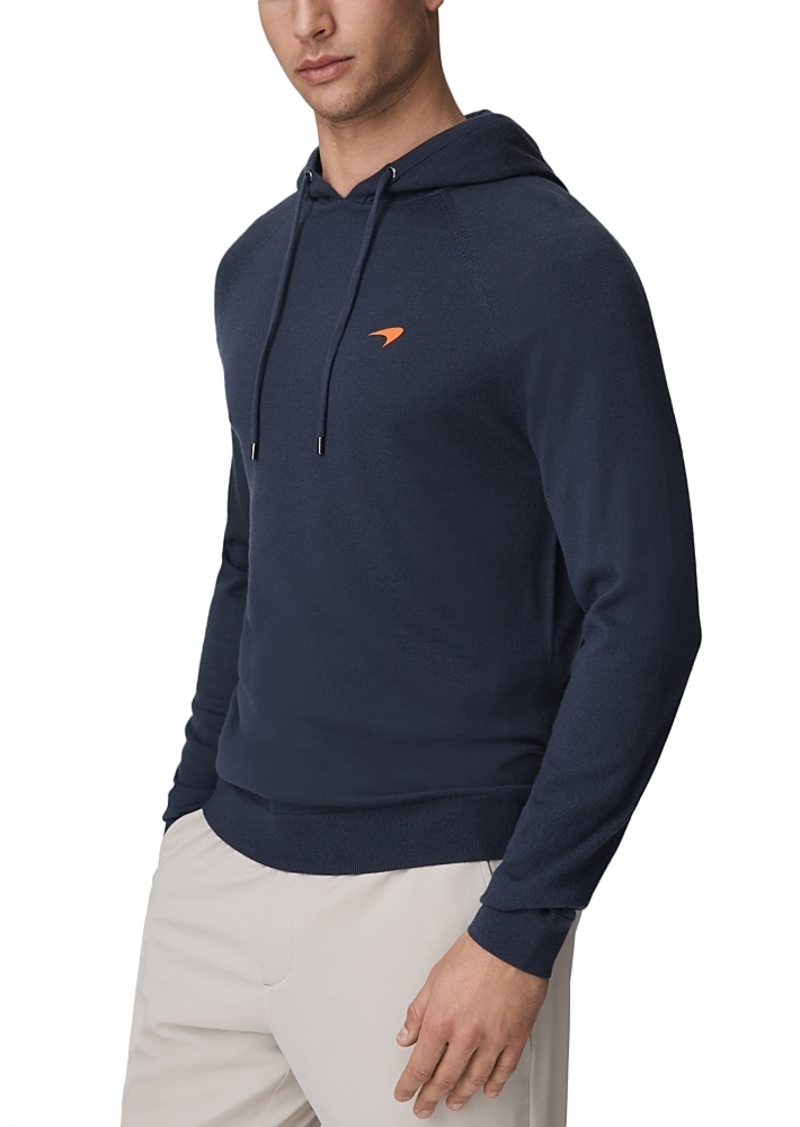 Reiss x McLaren F1 Team Mitford Merino Wool Slim Fit Hoodie