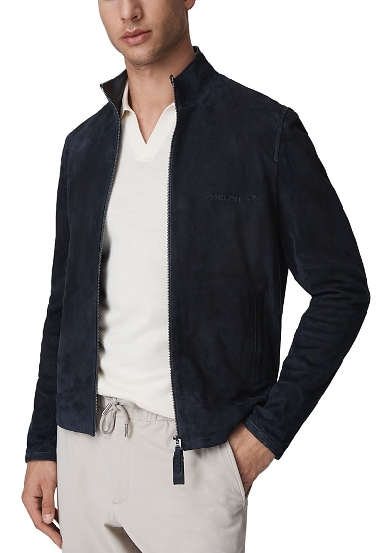 Reiss x McLaren F1 Team Podium Premium Suede Jacket