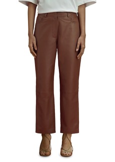 Reiss x McLaren F1 Team Totto Leather Trousers