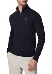 Reiss x McLaren Formula 1 Team Collection Hatch Quarter Zip Wool Sweater