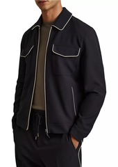 Reiss Roland Goat Suede Jacket