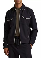 Reiss Roland Goat Suede Jacket