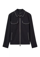 Reiss Roland Goat Suede Jacket