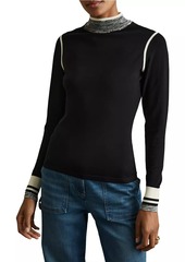 Reiss Rosa Mockneck Sweater