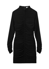 Reiss Sabrina Ruched Jersey Minidress