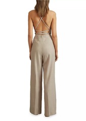 Reiss Sarai Wool Jumpsuit