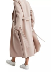 Reiss Sasha Double-Breasted Wool-Blend Coat
