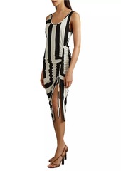 Reiss Serina Geometric Jersey Midi-Dress