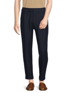 Reiss Solid Pleated Pants