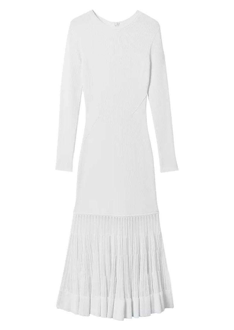 Reiss Tasmin Rib-Knit Midi-Dress