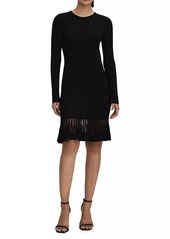 Reiss Teagan Rib-Knit Minidress