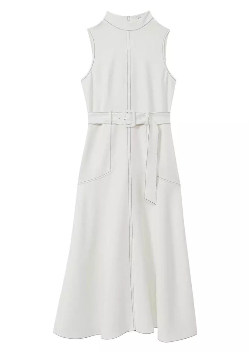 Reiss Thora Belted Midi-Dress