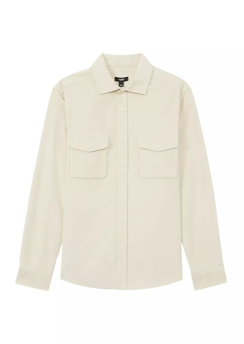 Reiss Tucci Cotton-Blend Shirt