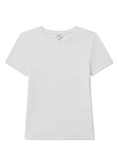 Reiss Victoria Rib-Knit Cotton-Blend T-Shirt