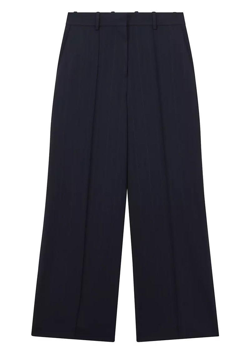 Reiss Willow Wide-Leg Wool-Blend Pants