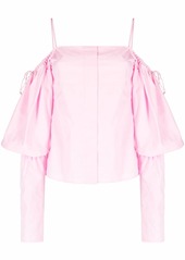 Rejina Pyo Bay off-shoulder cotton blouse