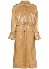Rejina Pyo belted laminated cotton trench coat