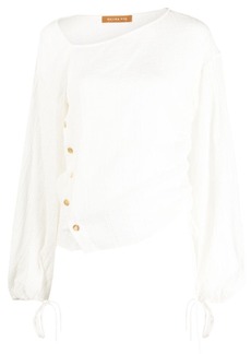 Rejina Pyo button-detail long-sleeve blouse